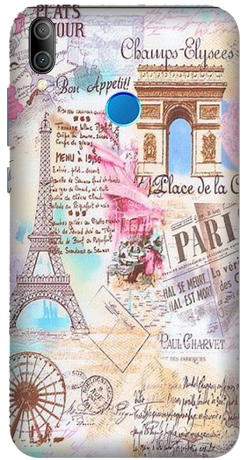 Paris Eiftel Tower Case for Huawei Y7 Prime 2019 Model Paris Eiftel Tower Case for Huawei Y7 Prime 2019 Model