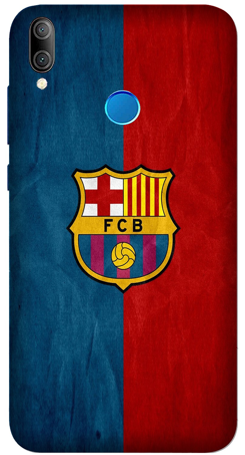 FCB Football Case for Huawei Y7 Prime 2019 Model (Design - 123)