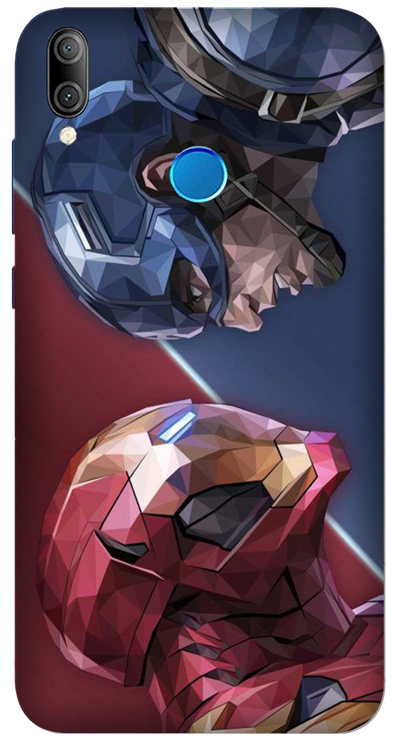 Ironman Captain America Mobile Back Case for Asus Zenfone Max Pro M1 (Design - 245) Ironman Captain America Case for Asus Zenfone Max Pro M1 (Design No. 245)