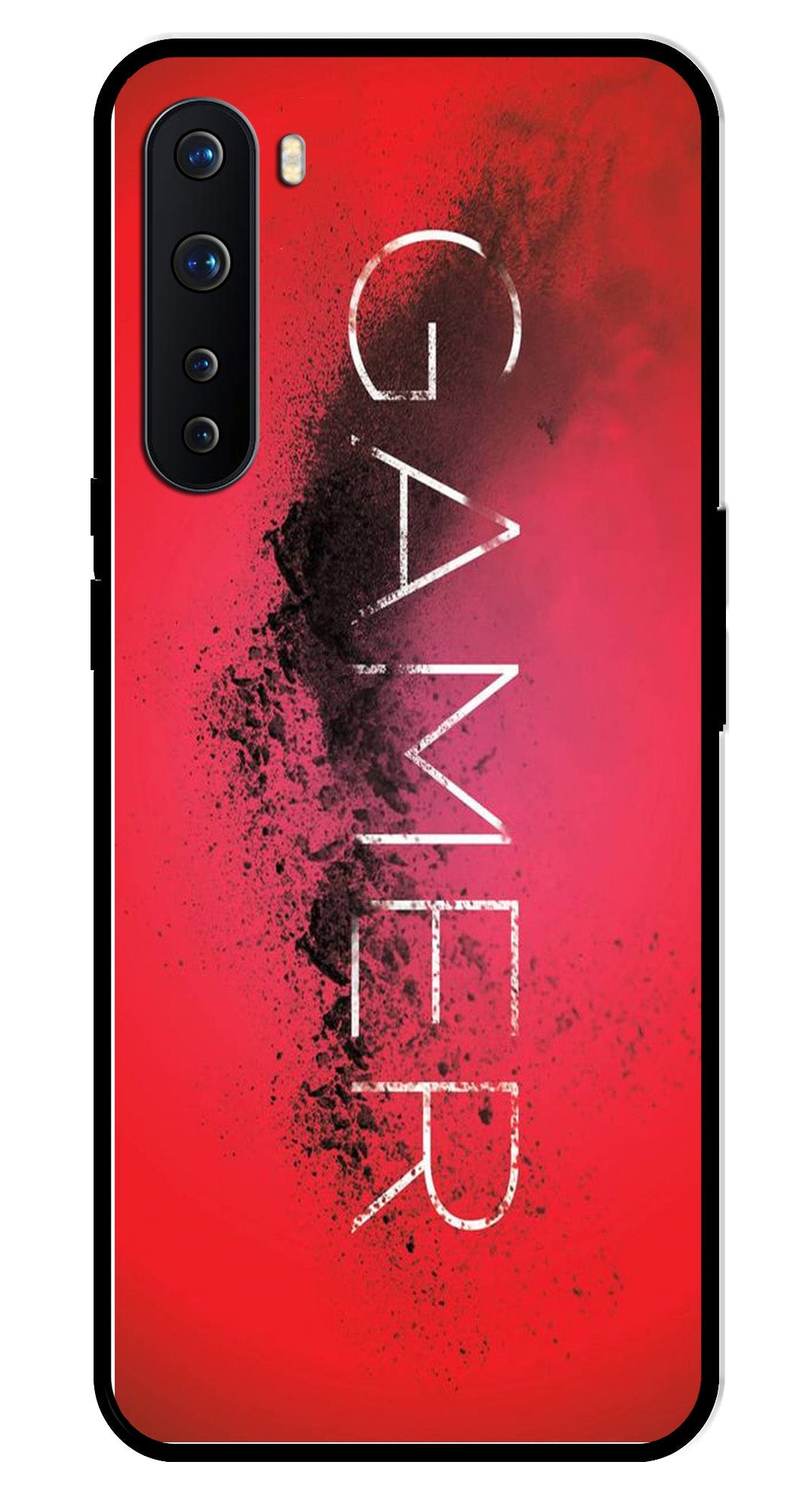 Gamer Pattern Metal Mobile Case for OnePlus Nord Gamer Pattern Metal Mobile Case for OnePlus Nord