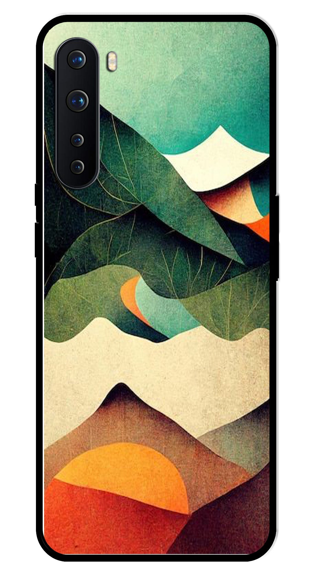 MultiColor Pattern Metal Mobile Case for OnePlus Nord MultiColor Pattern Metal Mobile Case for OnePlus Nord