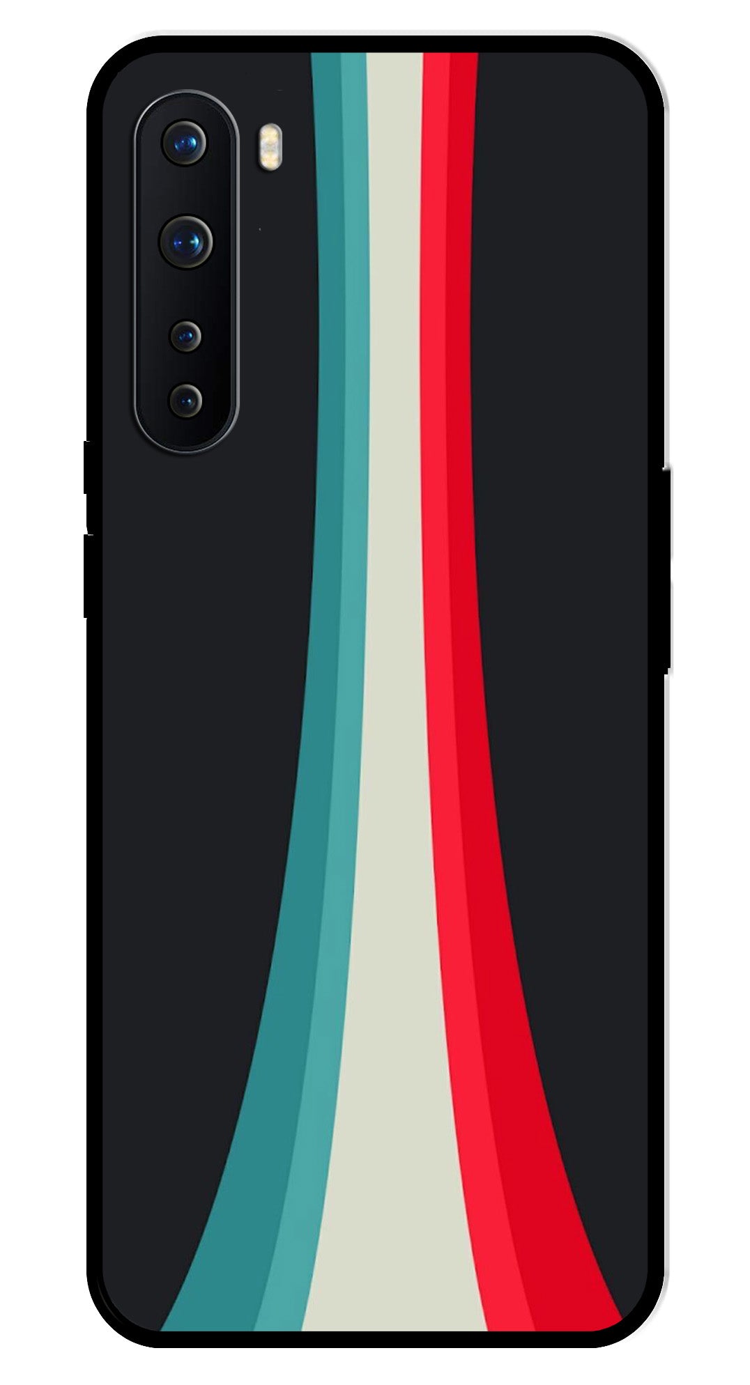 Modern Art Colorful Metal Mobile Case for OnePlus Nord Modern Art Colorful Metal Mobile Case for OnePlus Nord