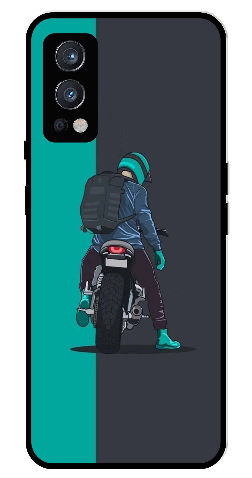 Bike Lover Metal Mobile Case for OnePlus Nord 2 5G Bike Lover Metal Mobile Case for OnePlus Nord 2 5G