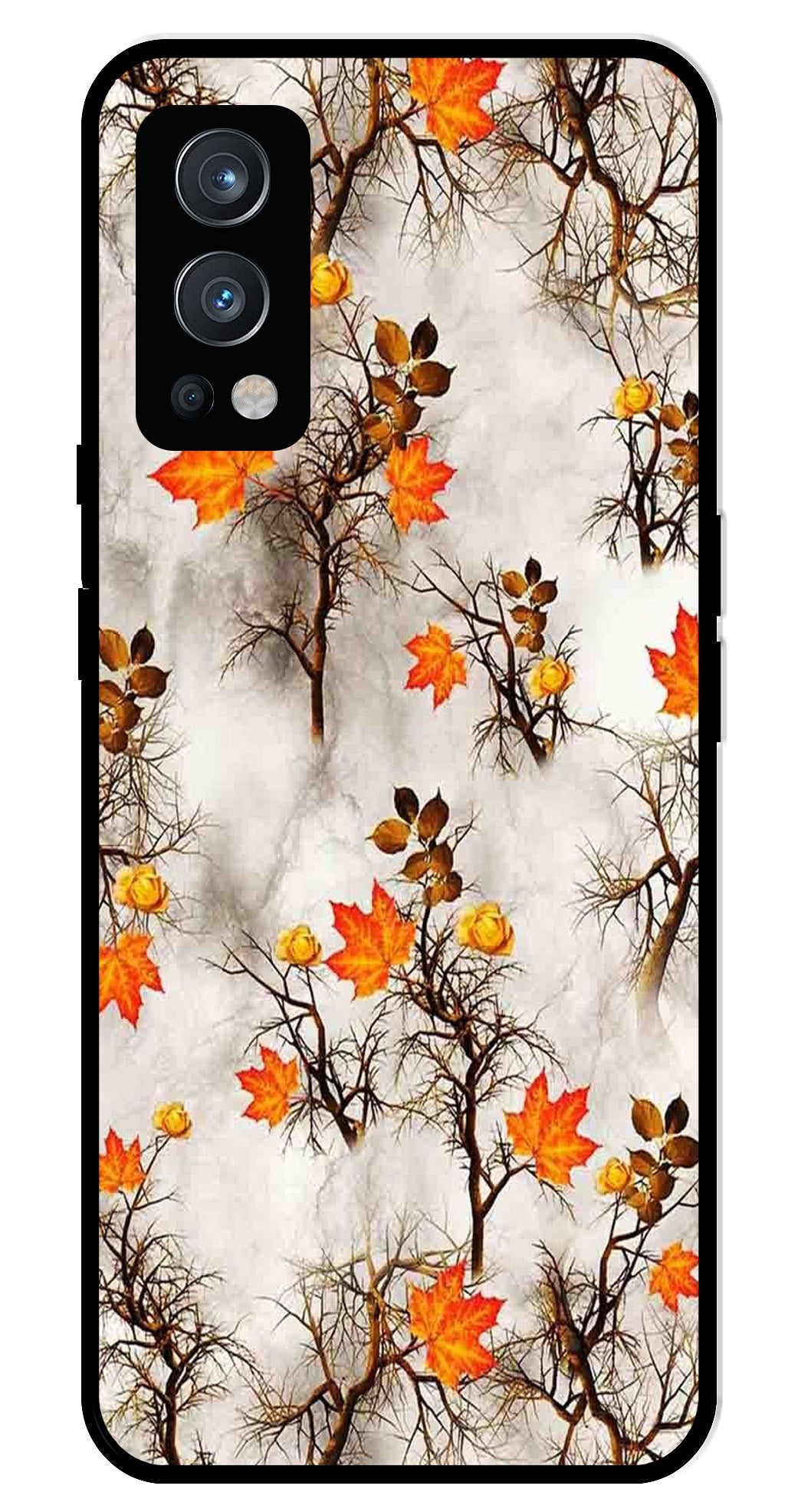Autumn leaves Metal Mobile Case for OnePlus Nord 2 5G Autumn leaves Metal Mobile Case for OnePlus Nord 2 5G