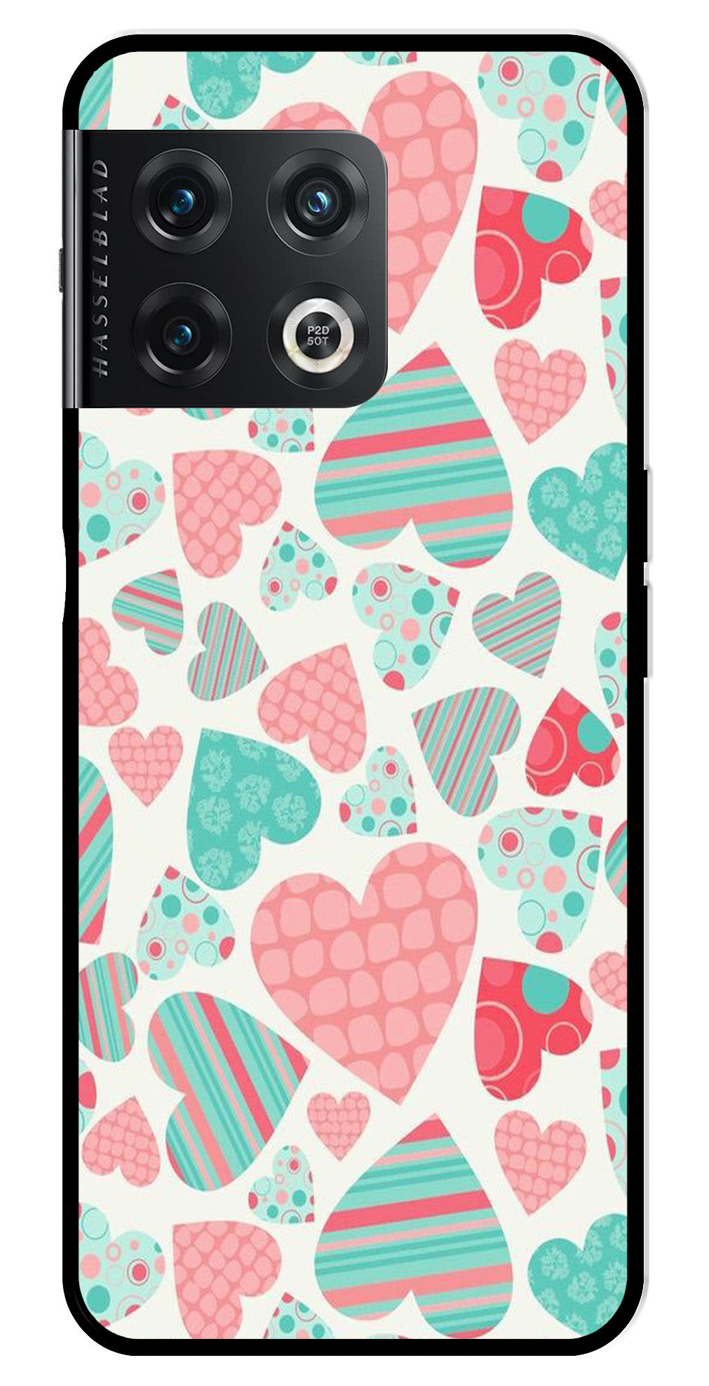 Hearts Pattern Metal Mobile Case for OnePlus 10 Pro Hearts Pattern Metal Mobile Case for OnePlus 10 Pro