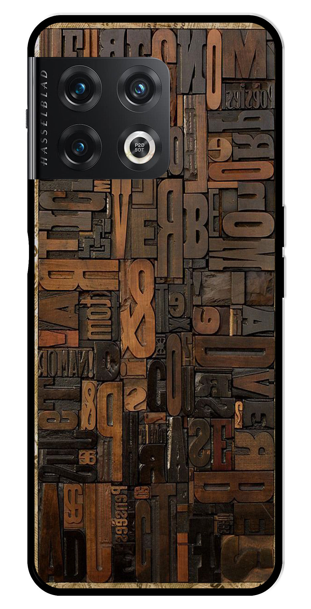 Alphabets Metal Mobile Case for OnePlus 10 Pro Alphabets Metal Mobile Case for OnePlus 10 Pro