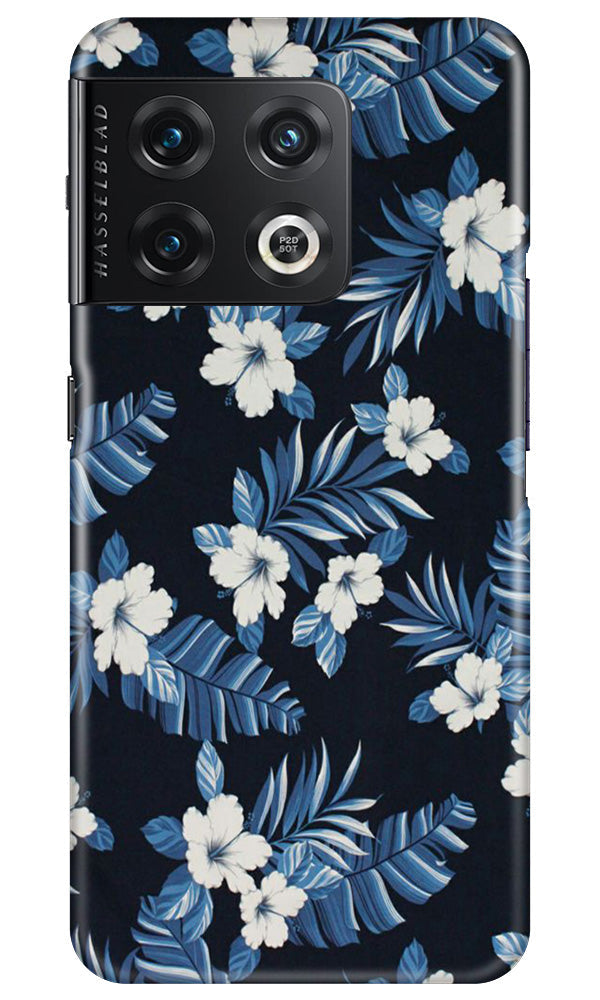 White flowers Blue Background2 Mobile Back Case for OnePlus 10 Pro 5G (Design - 15) White flowers Blue Background2 Case for OnePlus 10 Pro 5G