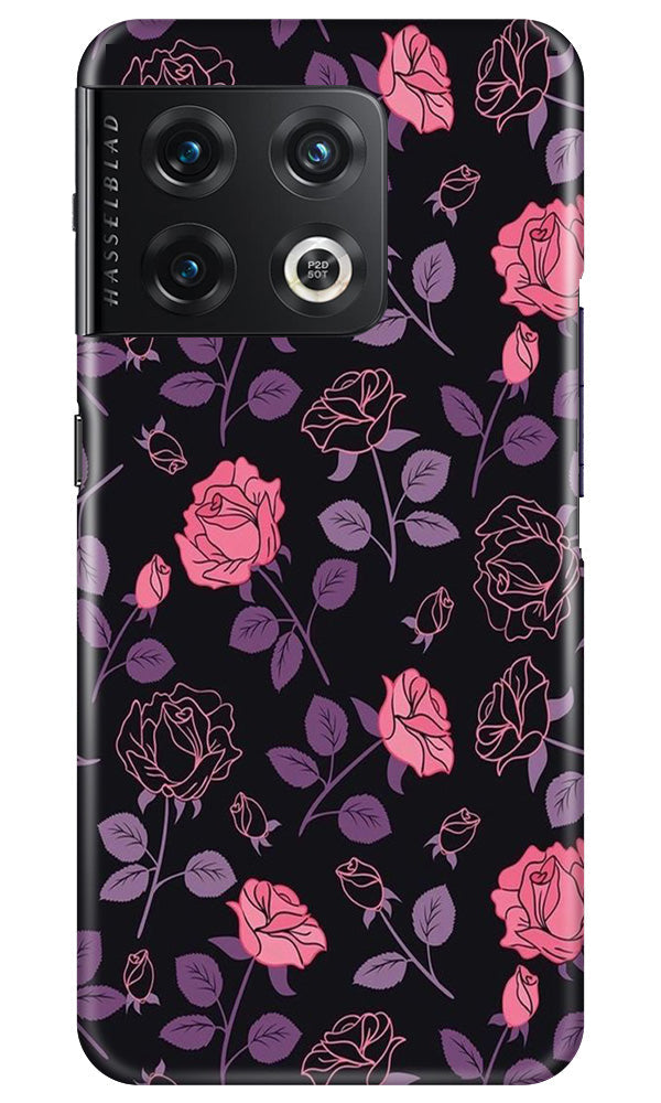 Rose Black Background Mobile Back Case for OnePlus 10 Pro 5G (Design - 27) Rose Black Background Case for OnePlus 10 Pro 5G