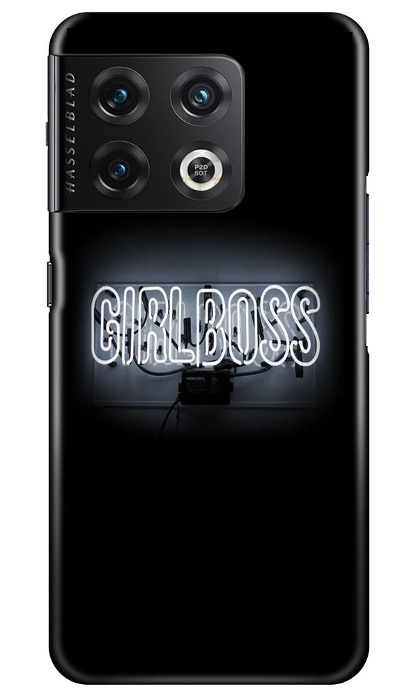 Girl Boss Black Mobile Back Case for OnePlus 10 Pro 5G (Design - 237) Girl Boss Black Case for OnePlus 10 Pro 5G (Design No. 237)