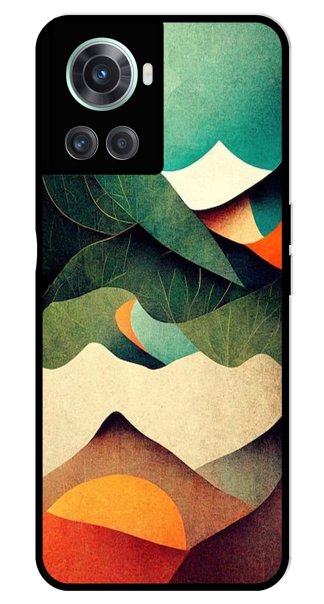 MultiColor Pattern Metal Mobile Case for OnePlus 10R MultiColor Pattern Metal Mobile Case for OnePlus 10R