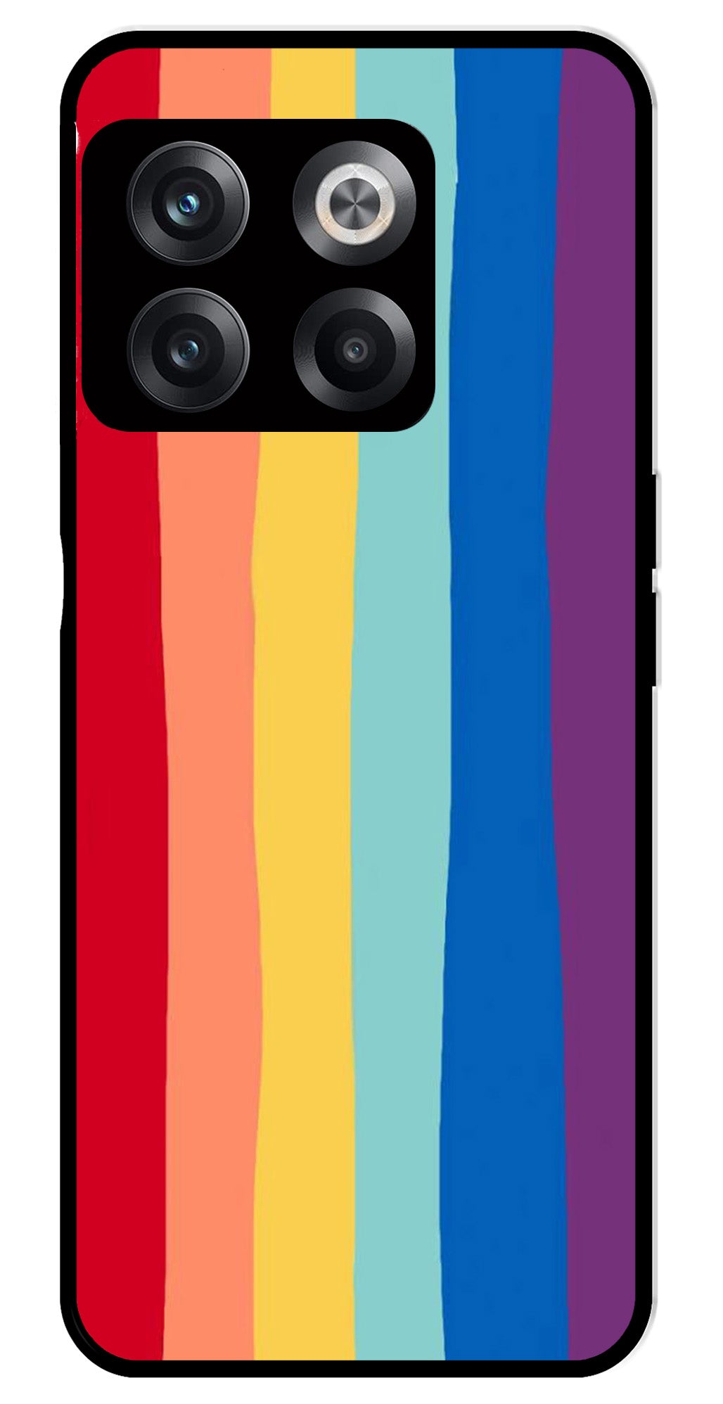 Rainbow MultiColor Metal Mobile Case for OnePlus 10T Rainbow MultiColor Metal Mobile Case for OnePlus 10T