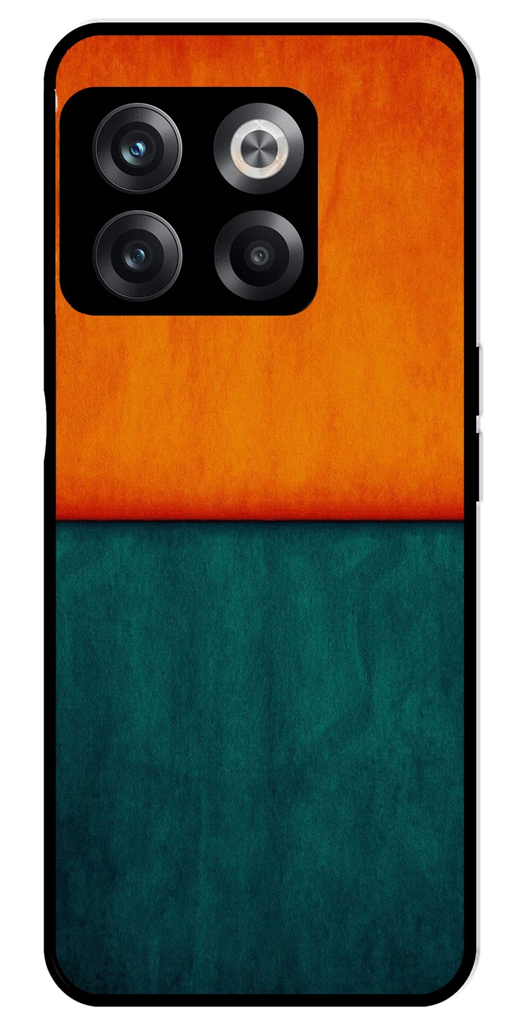 Orange Green Pattern Metal Mobile Case for OnePlus 10T Orange Green Pattern Metal Mobile Case for OnePlus 10T