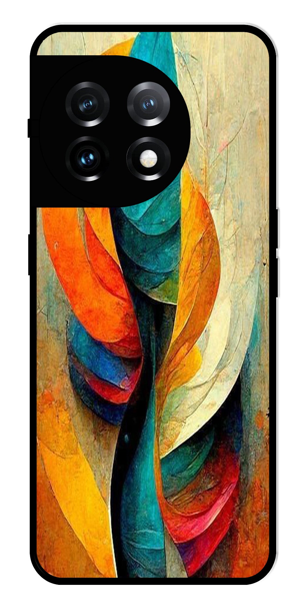 Modern Art Metal Mobile Case for OnePlus 11R 5G Metal Case Modern Art Metal Mobile Case for OnePlus 11R 5G Metal Case