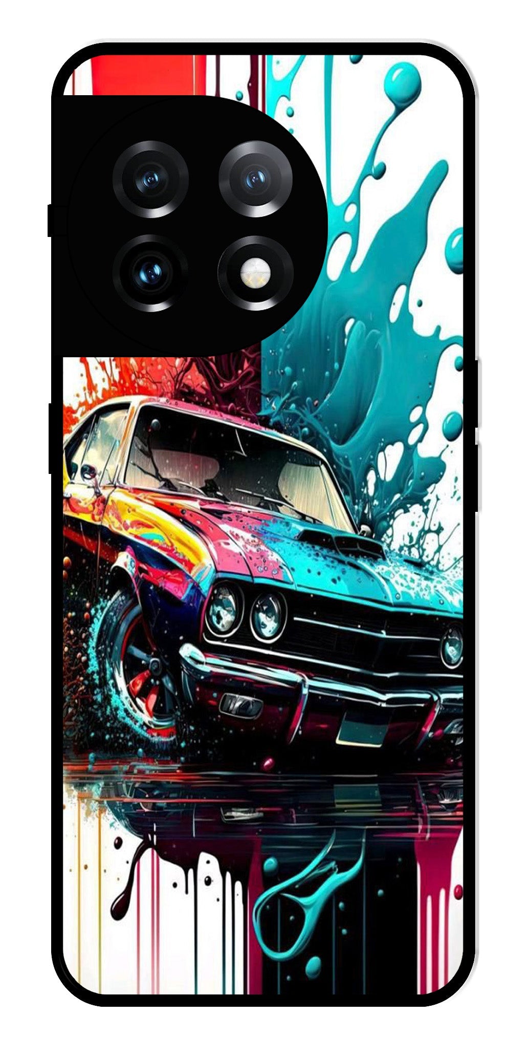 Vintage Car Metal Mobile Case for OnePlus 11 5G Metal Case Vintage Car Metal Mobile Case for OnePlus 11 5G Metal Case