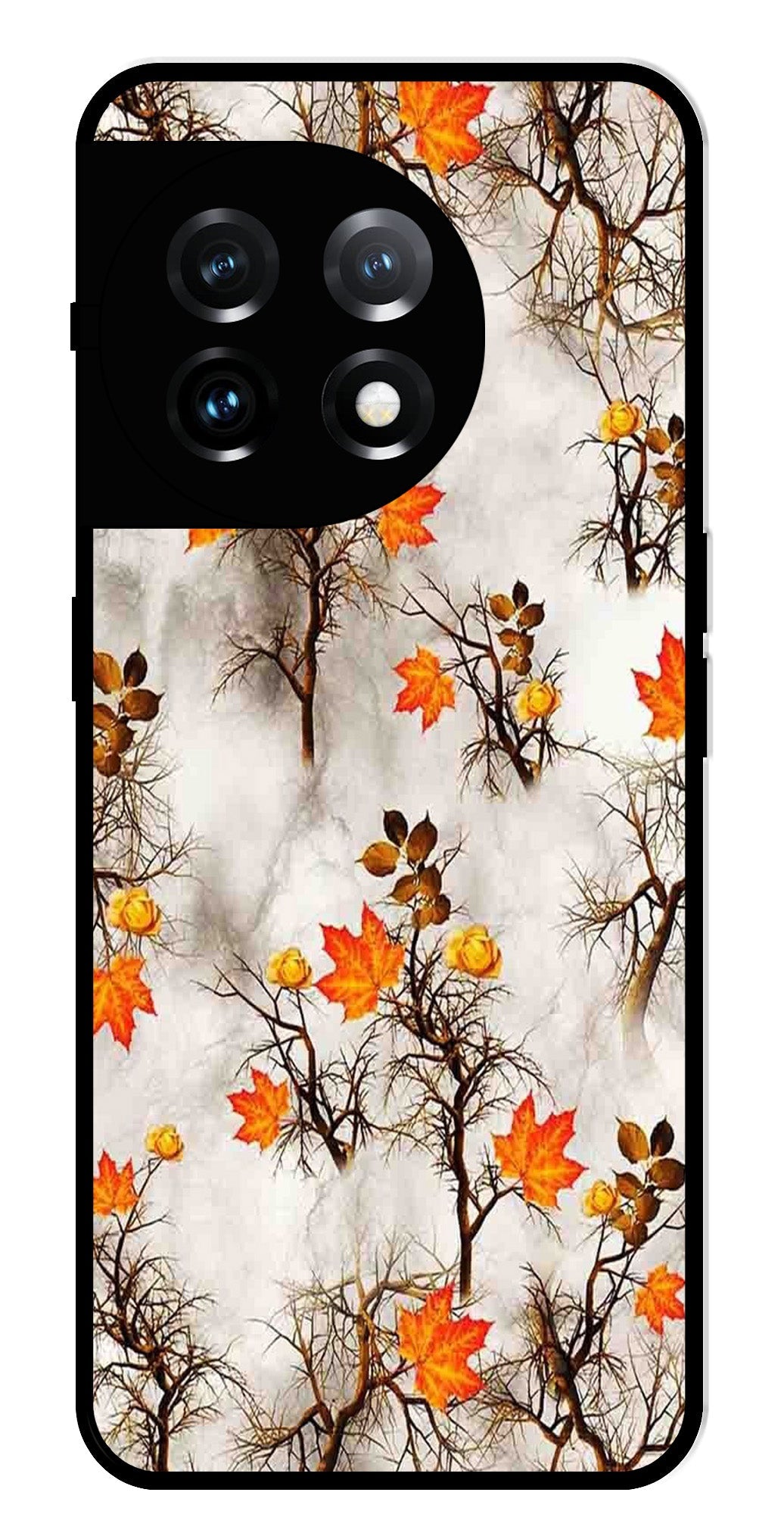 Autumn leaves Metal Mobile Case for OnePlus 11 5G Metal Case