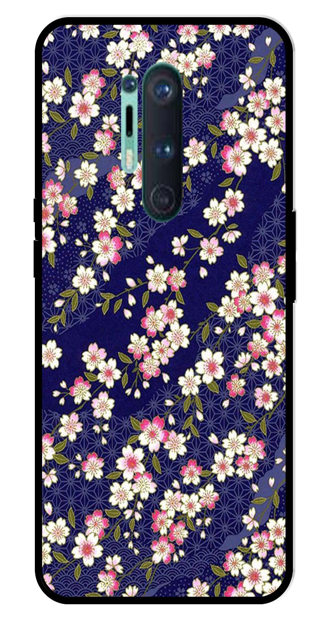 Flower Design Metal Mobile Case for OnePlus 8 Pro Flower Design Metal Mobile Case for OnePlus 8 Pro