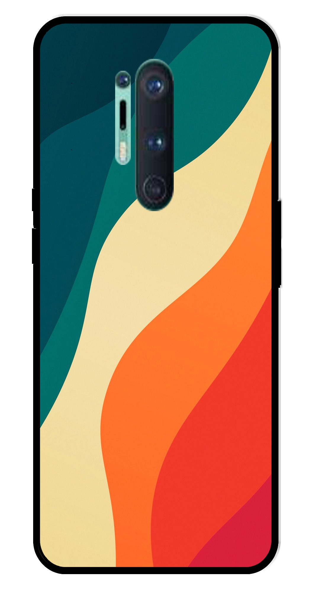 Muted Rainbow Metal Mobile Case for OnePlus 8 Pro Muted Rainbow Metal Mobile Case for OnePlus 8 Pro