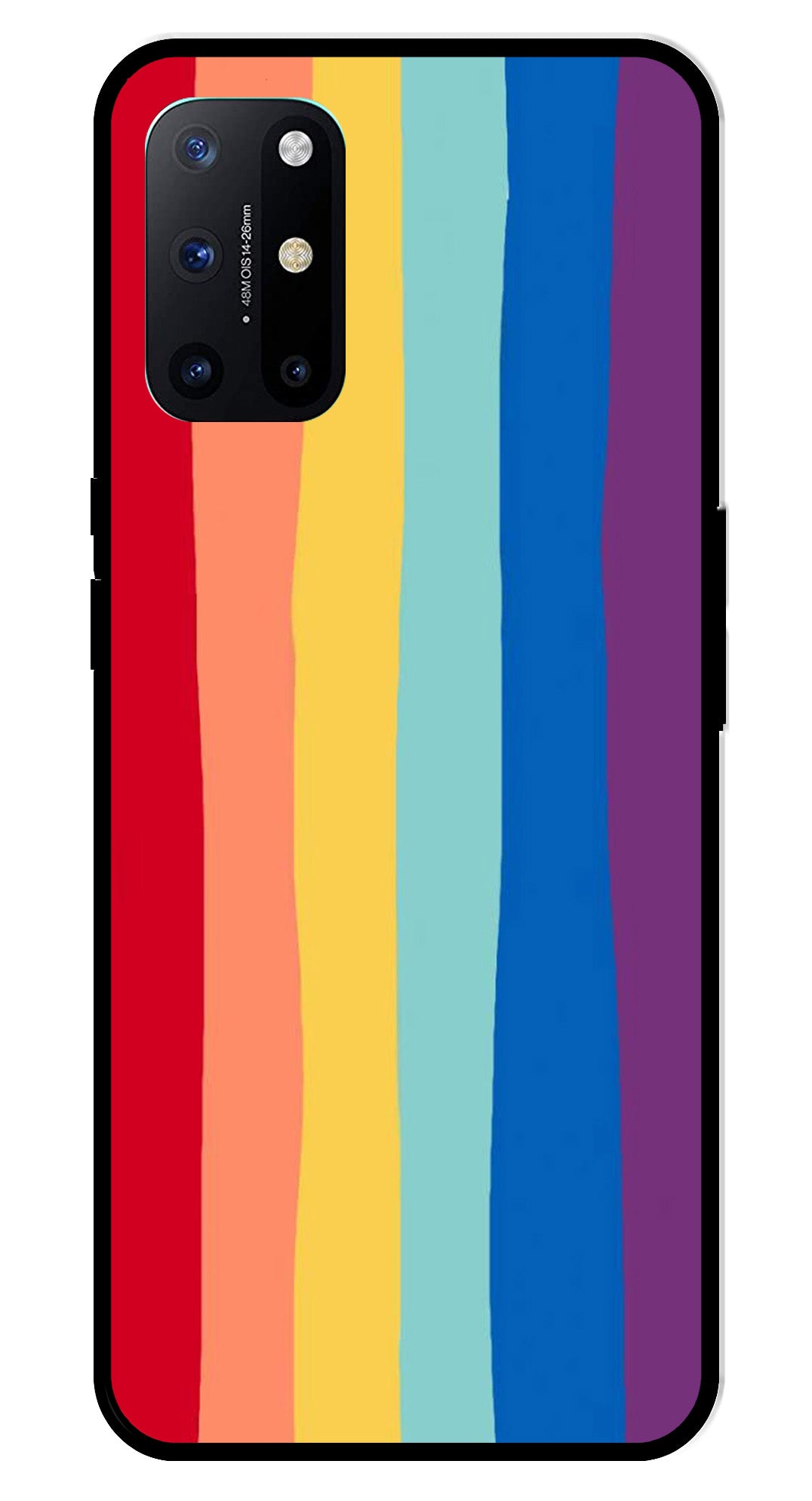Rainbow MultiColor Metal Mobile Case for OnePlus 8T Rainbow MultiColor Metal Mobile Case for OnePlus 8T