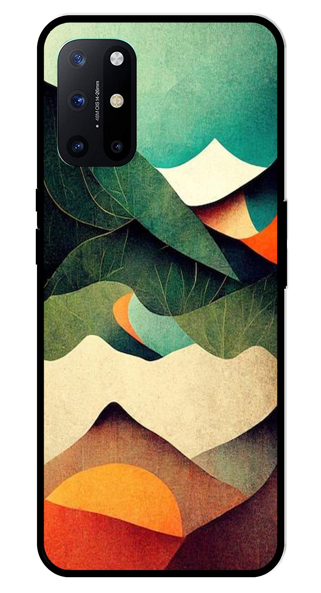 MultiColor Pattern Metal Mobile Case for OnePlus 8T MultiColor Pattern Metal Mobile Case for OnePlus 8T