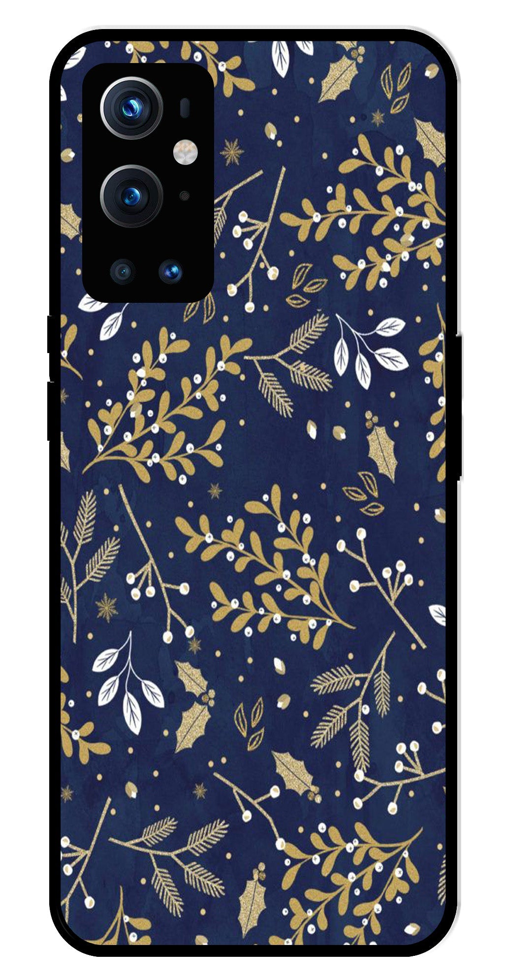 Floral Pattern Metal Mobile Case for OnePlus 9 Pro Floral Pattern Metal Mobile Case for OnePlus 9 Pro