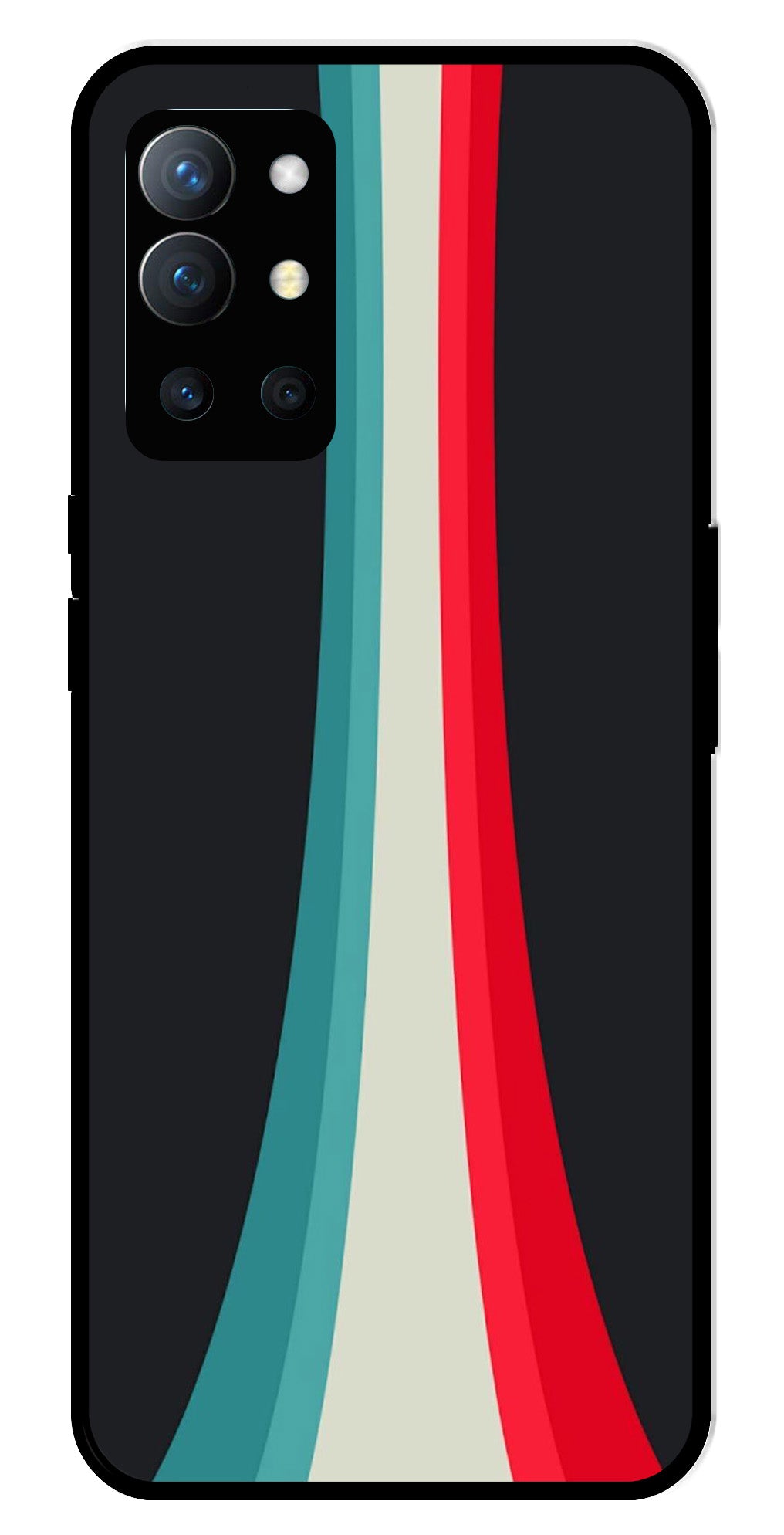 Modern Art Colorful Metal Mobile Case for OnePlus 9R Modern Art Colorful Metal Mobile Case for OnePlus 9R