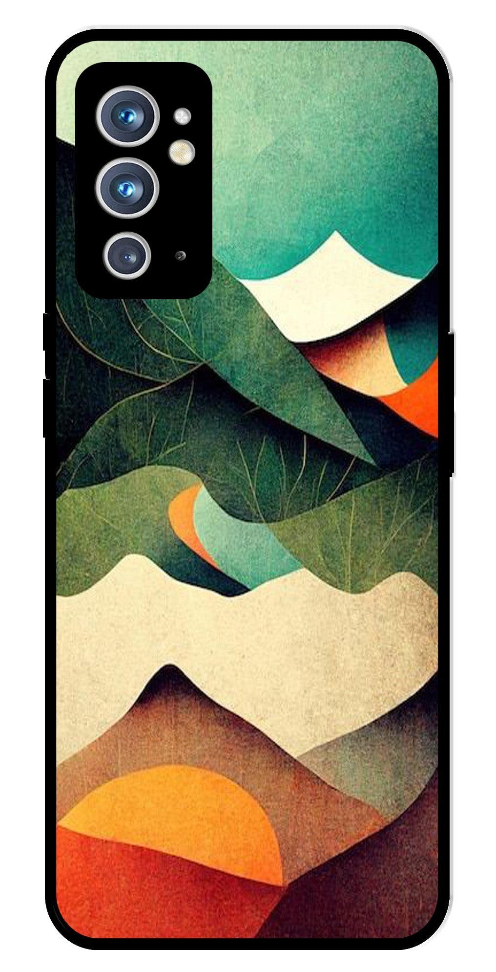 MultiColor Pattern Metal Mobile Case for OnePlus 9RT MultiColor Pattern Metal Mobile Case for OnePlus 9RT