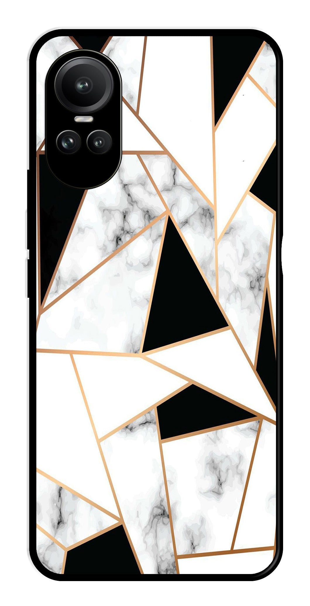Marble Design2 Metal Mobile Case for Oppo Reno 10 5G Marble Design2 Metal Mobile Case for Oppo Reno 10 5G (Design No -08)