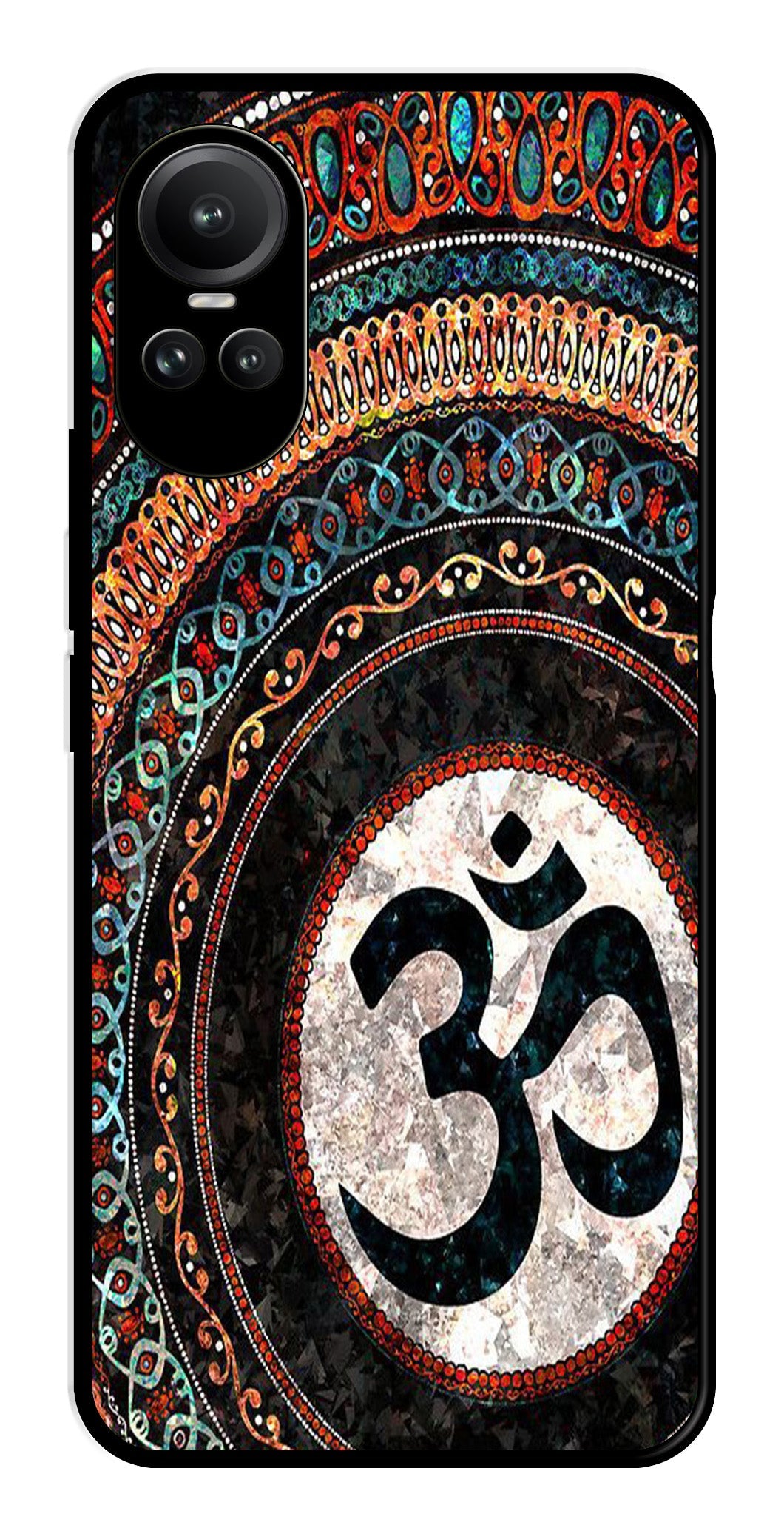 Oum Design Metal Mobile Case for Oppo Reno 10 5G Oum Design Metal Mobile Case for Oppo Reno 10 5G (Design No -15)