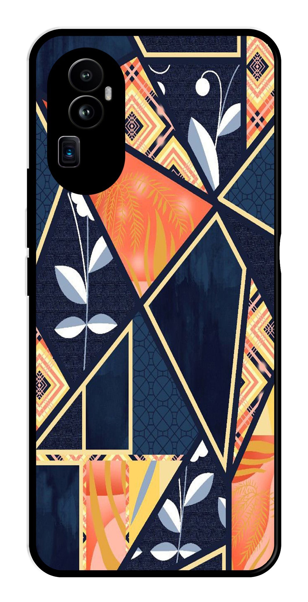 Marble Design Metal Mobile Case for Oppo Reno 10 Pro Plus 5G Marble Design Metal Mobile Case for Oppo Reno 10 Pro Plus 5G (Design No -07)