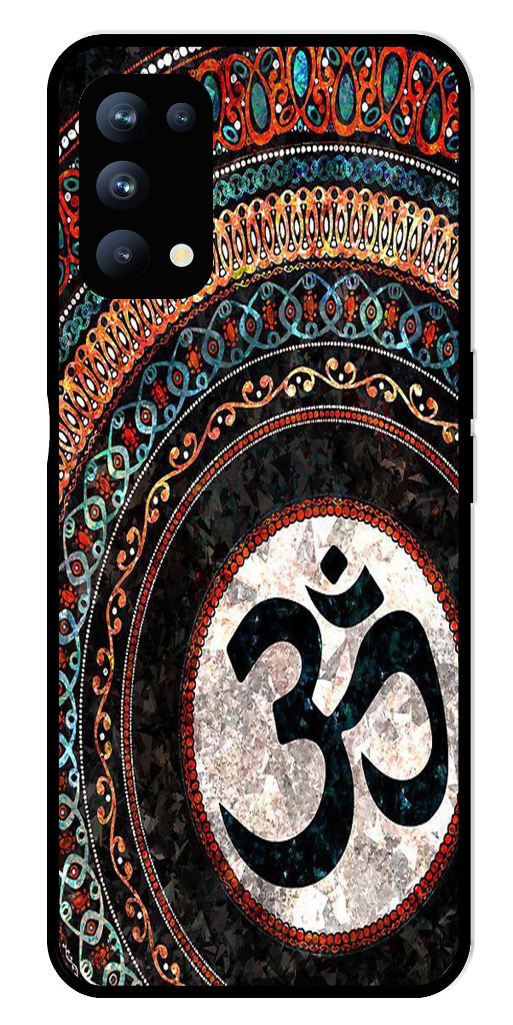 Oum Design Metal Mobile Case for Oppo Reno 5 Pro 5G Oum Design Metal Mobile Case for Oppo Reno 5 Pro 5G (Design No -15)
