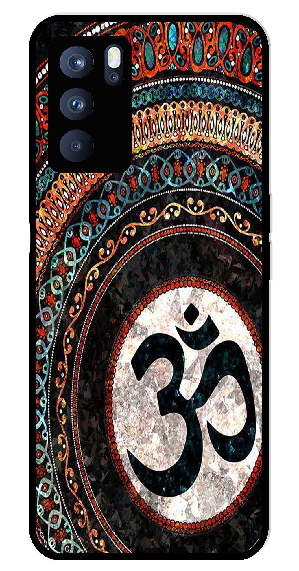 Oum Design Metal Mobile Case for Oppo Reno 6 Pro 5G Oum Design Metal Mobile Case for Oppo Reno 6 Pro 5G (Design No -15)