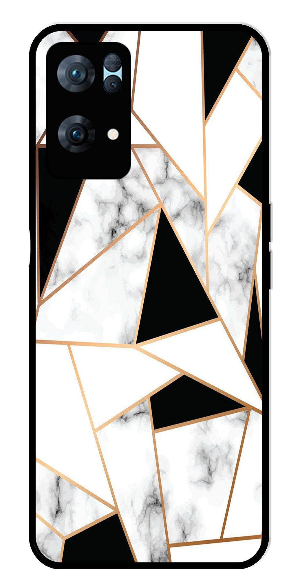 Marble Design2 Metal Mobile Case for Oppo Reno 7 Pro 5G Marble Design2 Metal Mobile Case for Oppo Reno 7 Pro 5G (Design No -08)