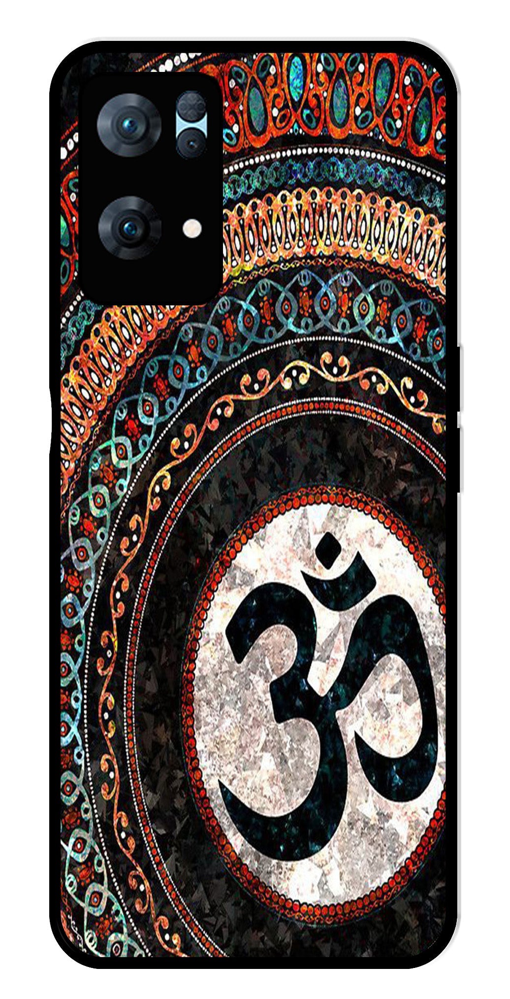 Oum Design Metal Mobile Case for Oppo Reno 7 Pro 5G Oum Design Metal Mobile Case for Oppo Reno 7 Pro 5G (Design No -15)