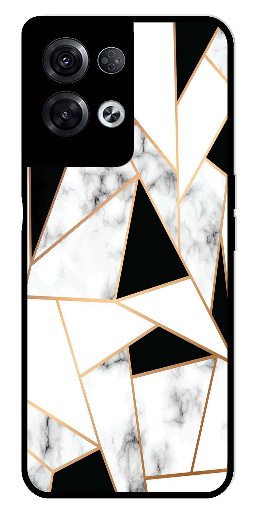 Marble Design2 Metal Mobile Case for Oppo Reno 8 Pro 5G Marble Design2 Metal Mobile Case for Oppo Reno 8 Pro 5G (Design No -08)