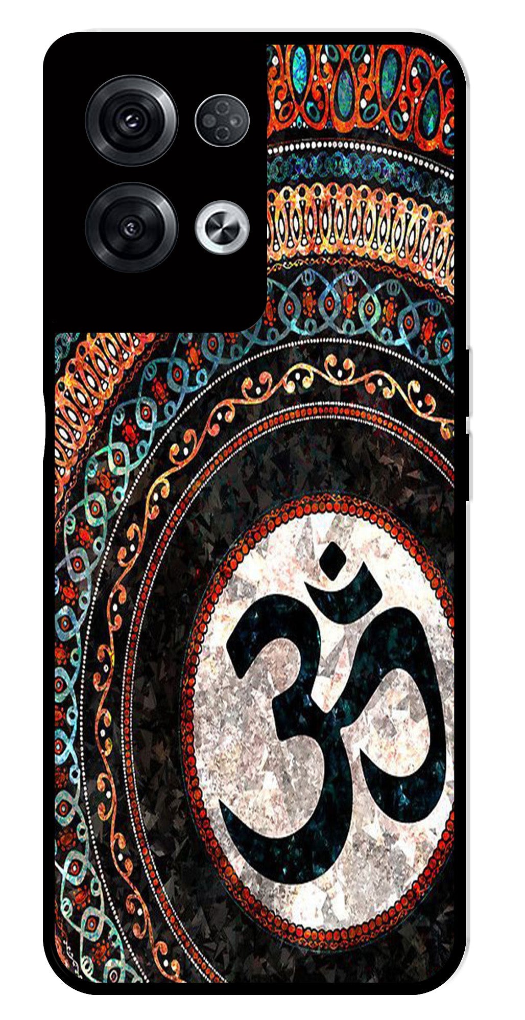 Oum Design Metal Mobile Case for Oppo Reno 8 Pro 5G Oum Design Metal Mobile Case for Oppo Reno 8 Pro 5G (Design No -15)