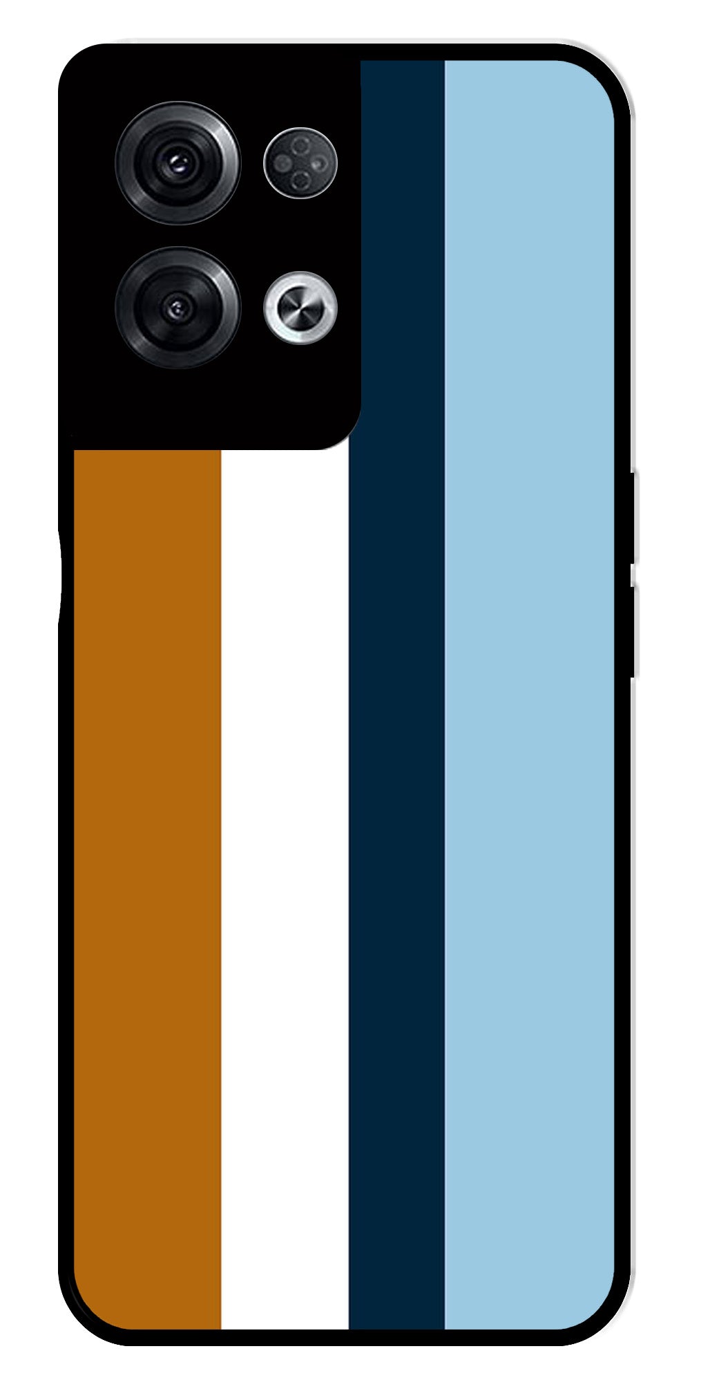 MultiColor Pattern Metal Mobile Case for Oppo Reno 8 Pro 5G MultiColor Pattern Metal Mobile Case for Oppo Reno 8 Pro 5G (Design No -17)