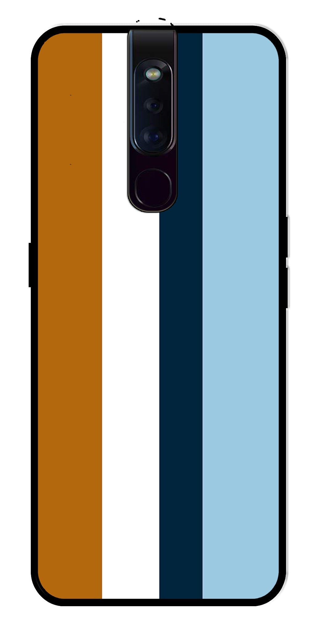 MultiColor Pattern Metal Mobile Case for Oppo F11 Pro MultiColor Pattern Metal Mobile Case for Oppo F11 Pro (Design No -17)