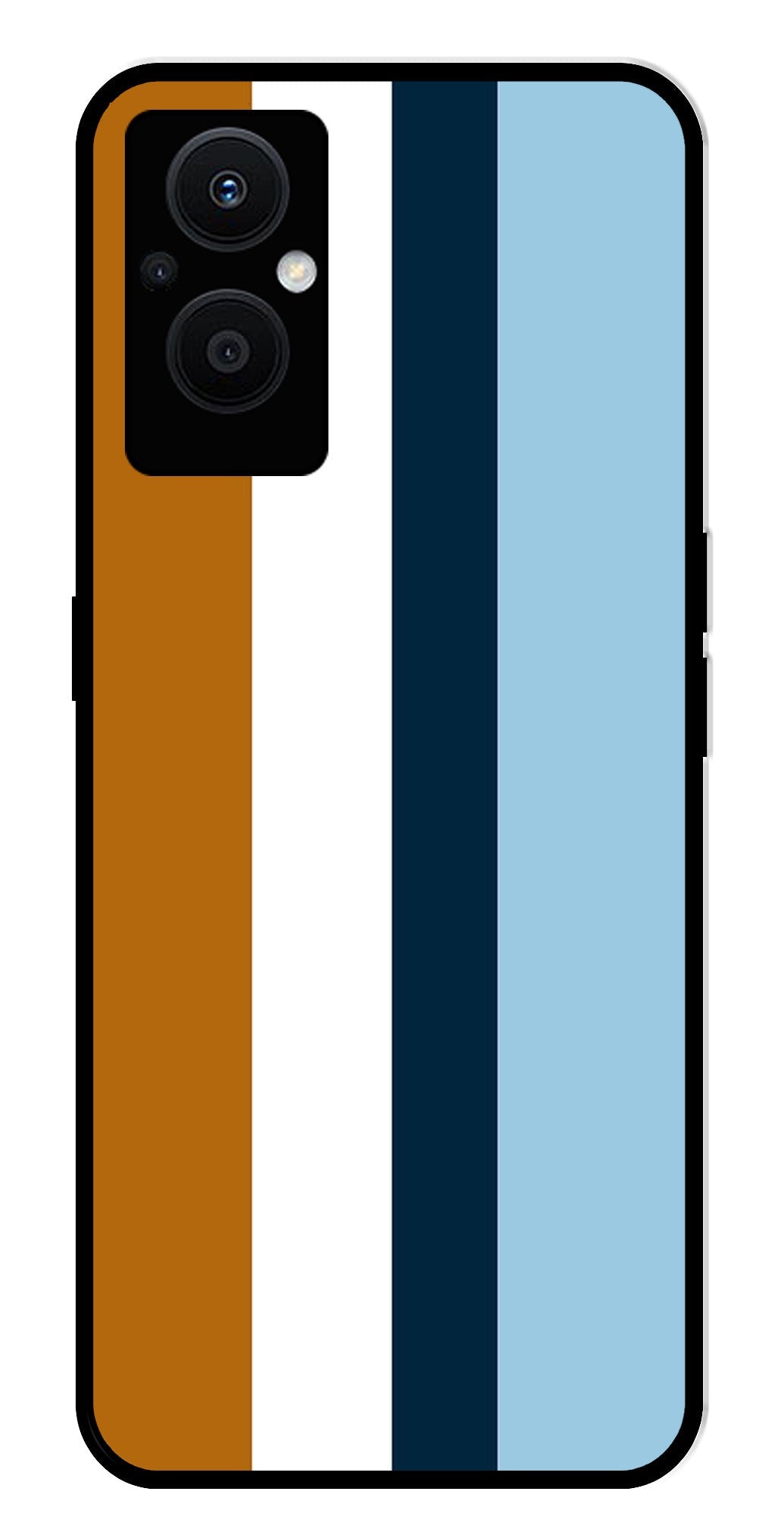 MultiColor Pattern Metal Mobile Case for Oppo F21 Pro 5G MultiColor Pattern Metal Mobile Case for Oppo F21 Pro 5G (Design No -17)