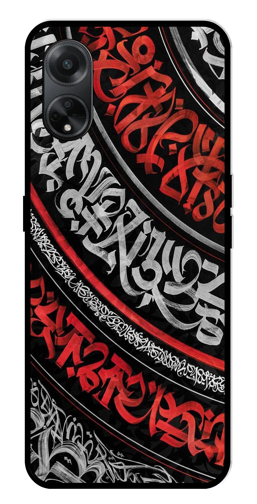 Qalander Art Metal Mobile Case for Oppo F23 5G (Design No -49)