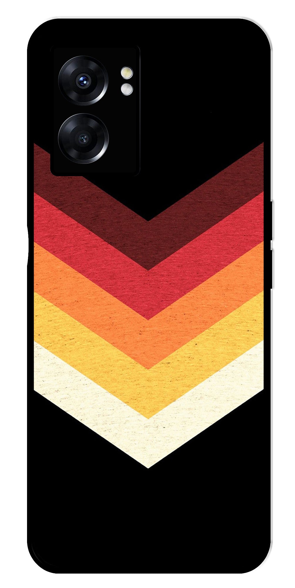 MultiColor Arrow Metal Mobile Case for Oppo K10 5G MultiColor Arrow Metal Mobile Case for Oppo K10 5G (Design No -04)