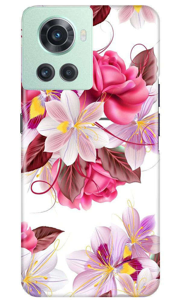Beautiful flowers Mobile Back Case for OnePlus 10R 5G (Design - 23) Beautiful flowers Case for OnePlus 10R 5G