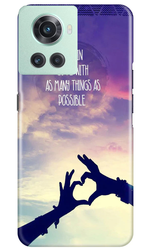 Fall in love Mobile Back Case for OnePlus 10R 5G (Design - 50) Fall in love Case for OnePlus 10R 5G