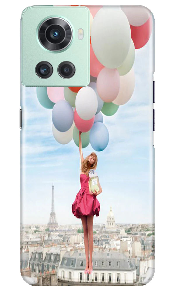 Girl with Baloon Mobile Back Case for OnePlus 10R 5G (Design - 84) Girl with Baloon Case for OnePlus 10R 5G