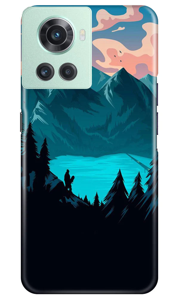 Mountains Mobile Back Case for OnePlus 10R 5G (Design - 155) Mountains Case for OnePlus 10R 5G (Design - 155)