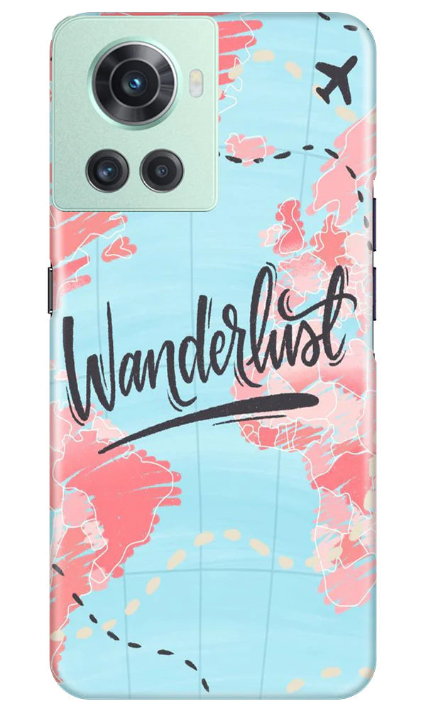 Wonderlust Travel Mobile Back Case for OnePlus 10R 5G (Design - 192) Wonderlust Travel Case for OnePlus 10R 5G (Design No. 192)
