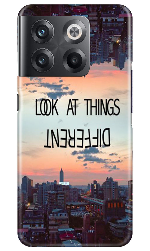 Look at things different Mobile Back Case for OnePlus 10T 5G (Design - 99) Look at things different Case for OnePlus 10T 5G