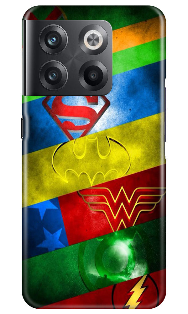 Superheros Logo Mobile Back Case for OnePlus 10T 5G (Design - 220) Superheros Logo Case for OnePlus 10T 5G (Design No. 220)