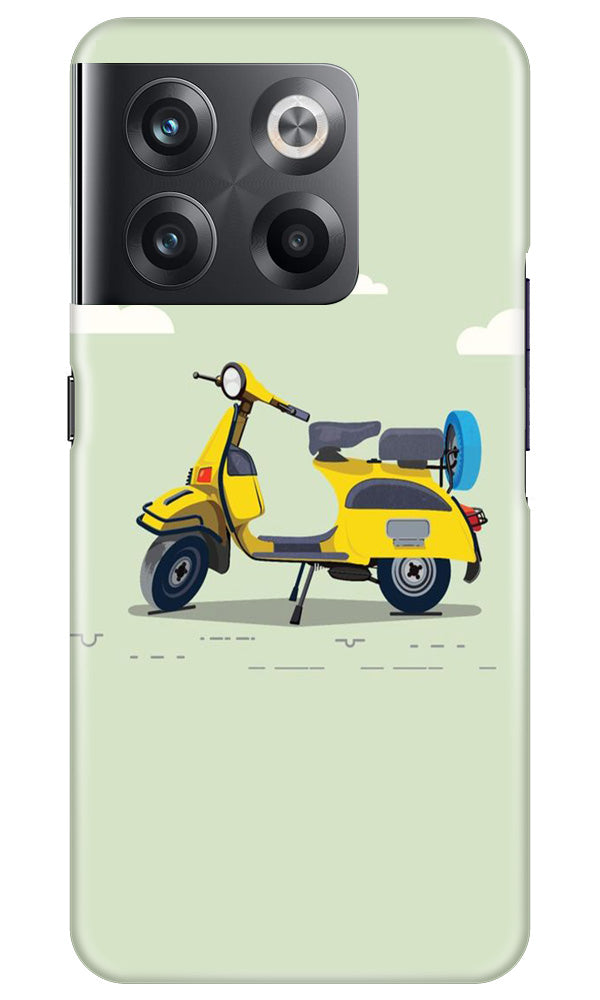 Vintage Scooter Mobile Back Case for OnePlus 10T 5G (Design - 229) Vintage Scooter Case for OnePlus 10T 5G (Design No. 229)