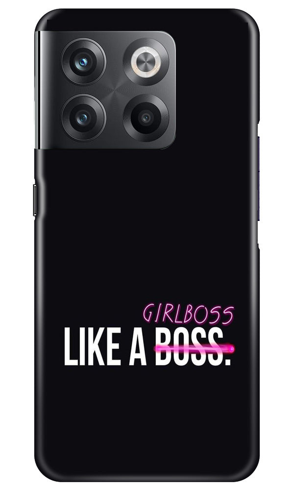Like a Girl Boss Mobile Back Case for OnePlus 10T 5G (Design - 234) Like a Girl Boss Case for OnePlus 10T 5G (Design No. 234)
