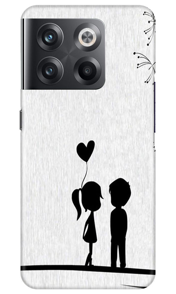 Cute Kid Couple Mobile Back Case for OnePlus 10T 5G (Design - 252) Cute Kid Couple Case for OnePlus 10T 5G (Design No. 252)